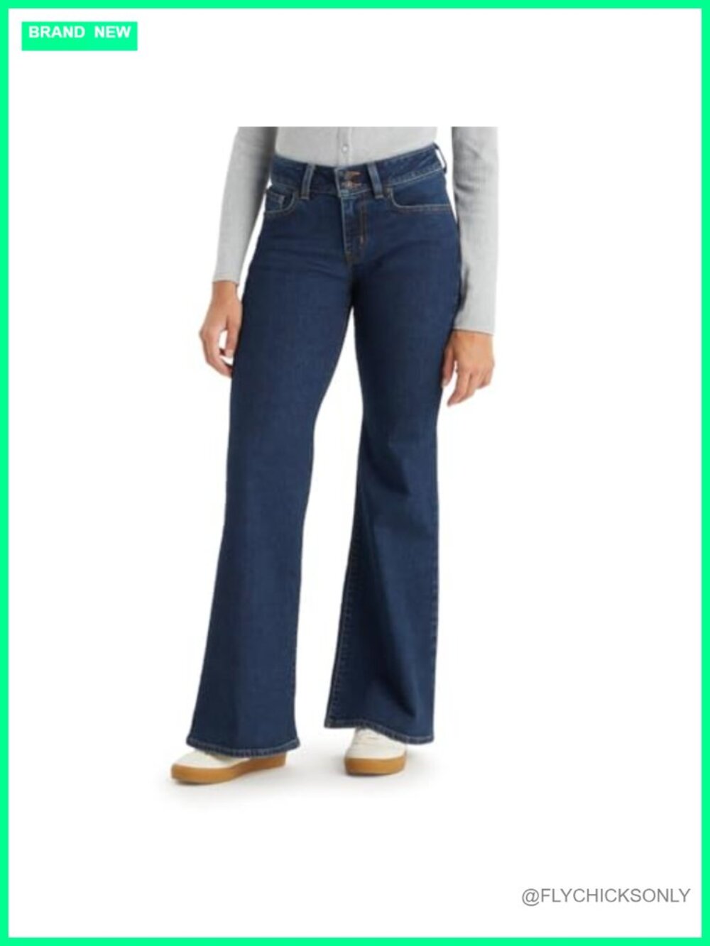 Low Rise Superlow Flare Jeans Slim Hip Boot Leg 32 Inseam